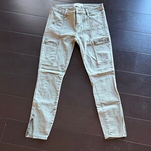 Pistola Light Green Denim Jeans | Size 26